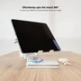 Tooq Soporte PH-HERMES-LUNA para móvil o tablet de hasta 12,9 pulgadas - Blanco